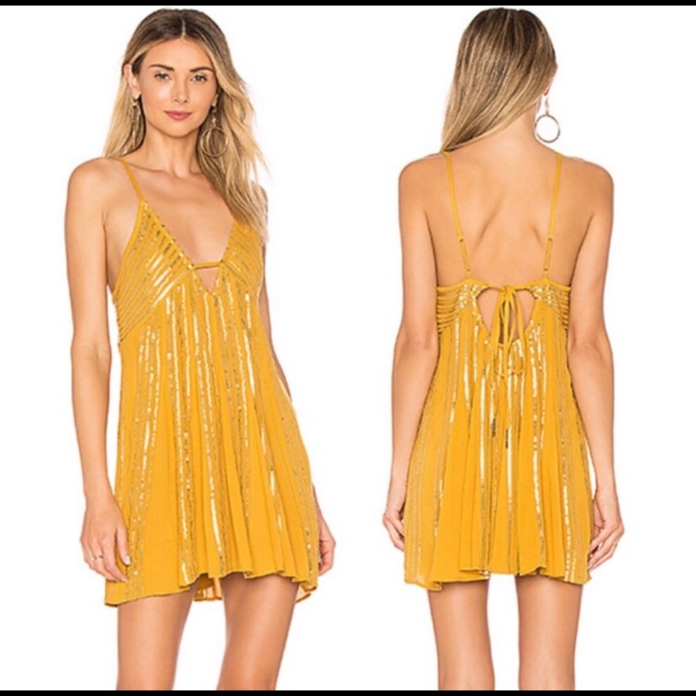 Free People Here She Is Slip Dress NWT Size L